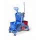 Chariot de lavage nettoyage bibac compact NUMATIC MMT1616 MIDMOP - 2 X 16L + presse à plat