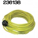 Câble jaune SANS PLUG 3x1,5mm² ‐ 15m - NUMATIC
