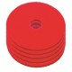 Disque de lustrage rouge diamètre 406mm - Carton de 5 - NUMATIC