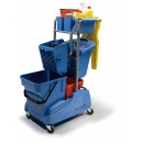 Chariot de lavage / ménage compact NUMATIC TM2815W -  idem TM2815 + collecteur déchets 30l + plateau avec seau