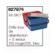 Kit BK7 Grille inox de désinfection + 2 seaux 22L rouge/22L bleu - NUMATIC