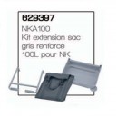 NKA100 Kit extension sac gris renforcé 100L pour NK - NUMATIC