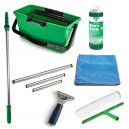 Kit nettoyage des vitres professionnel - 10 &eacute;l&eacute;ments