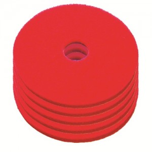 Disque de lustrage rouge diamètre 406mm - Carton de 5 - NUMATIC