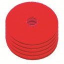 Disque de lustrage rouge diamètre 356mm - Carton de 5 - NUMATIC
