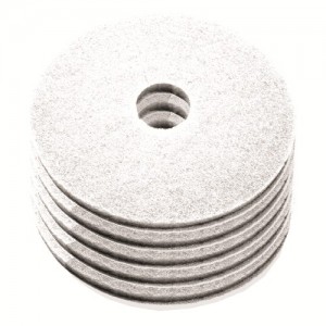 Disque de lustrage blanc diamètre 432mm - Carton de 5 - NUMATIC